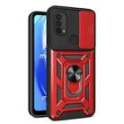 For Motorola Moto G Power (2022) Sliding Camera Cover TPU+PC Phone Case(Red) - 1