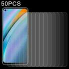 50 PCS 0.26mm 9H 2.5D Tempered Glass Film For OPPO K10 / K10 5G China / A96 4G - 1