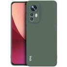 For Xiaomi 12 / 12X IMAK UC-4 Series Straight Edge TPU Soft Phone Case(Dark Green) - 1