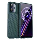 For OPPO Realme 9 Pro Thunderbolt Shockproof TPU Protective Soft Phone Case(Green) - 1