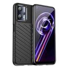 For OPPO Realme 9 Pro Thunderbolt Shockproof TPU Protective Soft Phone Case(Black) - 1