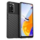 For Xiaomi Redmi Note 11 Pro 5G / 4G Global Thunderbolt Shockproof TPU Protective Soft Case(Black) - 1