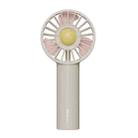 ROCK Mini Handheld Electric Fan(Light Yellow) - 1