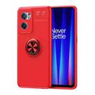 For OnePlus Nord CE 2 5G Metal Ring Holder TPU Phone Case(Red) - 1