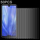 50 PCS 0.26mm 9H 2.5D Tempered Glass Film For Sharp Aquos R3 - 1