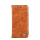 For OPPO A91 / F15 Non-Magnetic Retro Texture Horizontal Flip Leather Phone Case(Brown) - 2