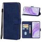 Leather Phone Case For Sharp Aquos Sense SH-01K(Blue) - 1