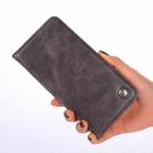 For Huawei Y9 2019 / Enjoy 9 Plus Non-Magnetic Retro Texture Leather Phone Case(Grey) - 5