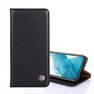 For Samsung Galaxy S21+ 5G Non-Magnetic Retro Texture Leather Phone Case(Black) - 1