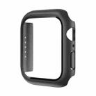 ROCK 2 in 1 PC Frame + Film Protector Case For  Apple Watch Series 6 & SE & 5 & 4 44mm(Black) - 1