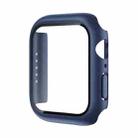 ROCK 2 in 1 PC Frame + Film Protector Case For  Apple Watch Series 6 & SE & 5 & 4 44mm(Blue) - 1