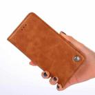For LG K20 2019 Non-Magnetic Retro Texture Horizontal Flip Leather Phone Case(Brown) - 6