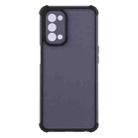 For OPPO A54 5G/A74 5G/A93 5G Eagle Eye Armor Dual-color TPU + PC Phone Case(Black) - 1