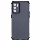 For OPPO Reno6 5G Eagle Eye Armor Dual-color TPU + PC Phone Case(Black) - 1