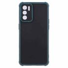 For OPPO Reno6 5G Eagle Eye Armor Dual-color TPU + PC Phone Case(Dark Green) - 1