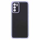 For OPPO Reno6 5G Eagle Eye Armor Dual-color TPU + PC Phone Case(Purple) - 1