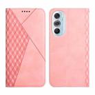 For Motorola Edge X30 Diamond Splicing Skin Feel Magnetic Leather Phone Case(Rose Gold) - 1