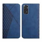 For Xiaomi Redmi Note 11/11S Overseas Version Diamond Splicing Skin Feel Magnetic Leather Phone Case(Blue) - 1