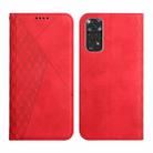 For Xiaomi Redmi Note 11/11S Overseas Version Diamond Splicing Skin Feel Magnetic Leather Phone Case(Red) - 1