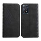 For Xiaomi Redmi Note 11 Pro International Version Diamond Splicing Skin Feel Magnetic Leather Phone Case(Black) - 1