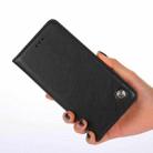 For Sony Xperia 1 Non-Magnetic Retro Texture Leather Phone Case(Black) - 6