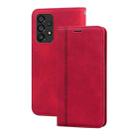 For Samsung Galaxy A33 5G Frosted Business Magnetic Flip Leather Phone Case(Red) - 1