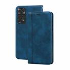 For Xiaomi Redmi Note 11 / Note 11S Frosted Business Magnetic Flip Leather Phone Case(Blue) - 1