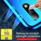 For Huawei Enjoy 8e 9D Transparent Rear Camera Lens Protector Tempered Glass Film - 7