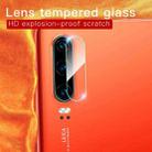 For Huawei P30 9D Transparent Rear Camera Lens Protector Tempered Glass Film - 8