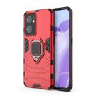 For OnePlus Nord CE 2 5G Magnetic Ring Holder PC + TPU Phone Case(Red) - 1