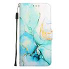 For Nokia C01 Plus PT003 Marble Pattern Flip Leather Phone Case(Green LS003) - 2