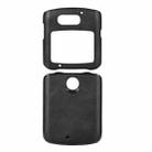 For Motorola Moto Razr 5G Cowhide Texture PU Phone Case(Black) - 1