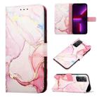 For Xiaomi Redmi Note 11 Pro 5G / 4G PT003 Marble Pattern Flip Leather Phone Case(Rose Gold LS005) - 1
