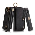 For Galaxy Note 9 POLA Multi-function Fashion Zipper Magnetic Horizontal Flip Leather Case with Card Slots & Wallet & Photo Frame & Lanyard(Black) - 1