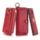 For Galaxy Note 9 POLA Multi-function Fashion Zipper Magnetic Horizontal Flip Leather Case with Card Slots & Wallet & Photo Frame & Lanyard(Red) - 1