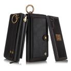 For Galaxy Note 10 POLA Multi-function Fashion Zipper Magnetic Horizontal Flip Leather Case with Card Slots & Wallet & Photo Frame & Lanyard(Black) - 1