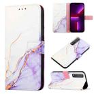 For vivo Y51s / Y70s / iQOO U1 PT003 Marble Pattern Flip Leather Phone Case(LS006) - 1