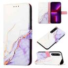 For Sony Xperia 1 III PT003 Marble Pattern Flip Leather Phone Case(LS006) - 1