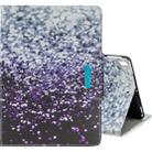 For iPad 10.2 Colored Drawing Pattern Horizontal Flip Leather Case with Holder & Card Slot & Wallet(Gradient Black Sand) - 1