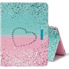 For iPad Pro 10.5 inch Colored Drawing Pattern Horizontal Flip Leather Case with Holder & Card Slot & Wallet(Two Color Love Sand) - 1