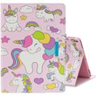 For iPad Pro 10.5 inch Colored Drawing Pattern Horizontal Flip Leather Case with Holder & Card Slot & Wallet(Multiple Unicorns) - 1