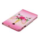 For Galaxy Tab A 8.0 (2018) T387 Colored Drawing Pattern Horizontal Flip Leather Case with Holder & Card Slot & Wallet(Unicorn With Flowers) - 6
