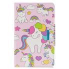 For Galaxy Tab A 8.0 (2018) T387 Colored Drawing Pattern Horizontal Flip Leather Case with Holder & Card Slot & Wallet(Multiple Unicorns) - 2