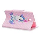 For Galaxy Tab A 8.0 (2018) T387 Colored Drawing Pattern Horizontal Flip Leather Case with Holder & Card Slot & Wallet(Cute Unicorn) - 5