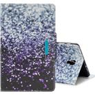 For Galaxy Tab A 10.5  T590 Colored Drawing Pattern Horizontal Flip Leather Case with Holder & Card Slot & Wallet(Diamond) - 1