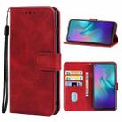 Leather Phone Case For TECNO Camon 12 Air(Red) - 1