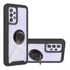 For Samsung Galaxy A33 5G Shockproof PC + TPU Phone Case with Ring Holder(Black) - 1