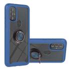 For Motorola Moto G Power (2022) / G Pure Shockproof PC + TPU Phone Case with Ring Holder(Blue) - 1