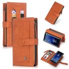 For Galaxy S8 / S8+ POLA Multi-function Fashion Magnetic Horizontal Flip Leather Case with Card Slots & Wallet & Photo Frame & Holder(Brown) - 1