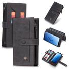 For Galaxy S9 POLA Multi-function Fashion Magnetic Horizontal Flip Leather Case with Card Slots & Wallet & Photo Frame & Holder(Black) - 1